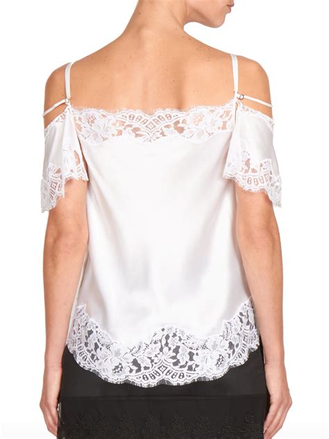 cold shoulder top von givenchy|Givenchy Tops for Women .